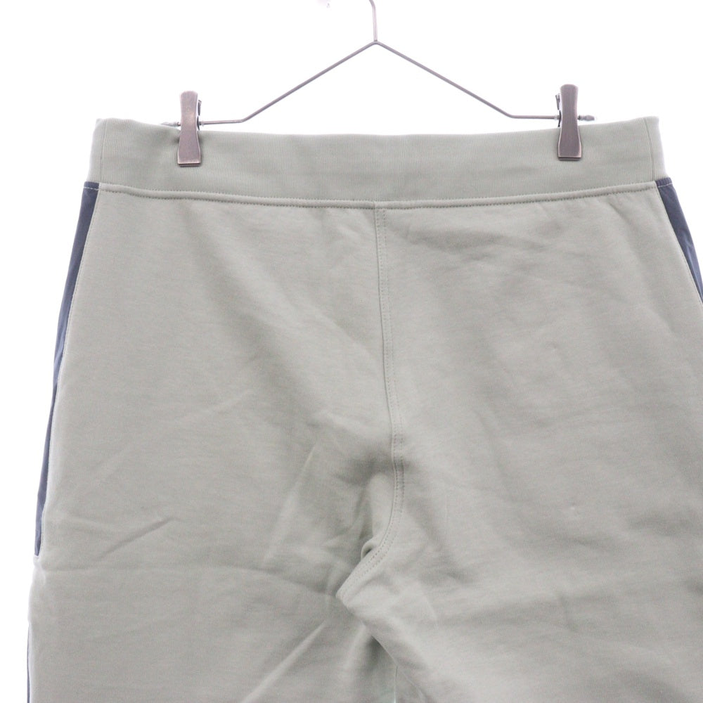 HERMES(エルメス) コットン サイドナイロンデザイン スウェットパンツ グリーン