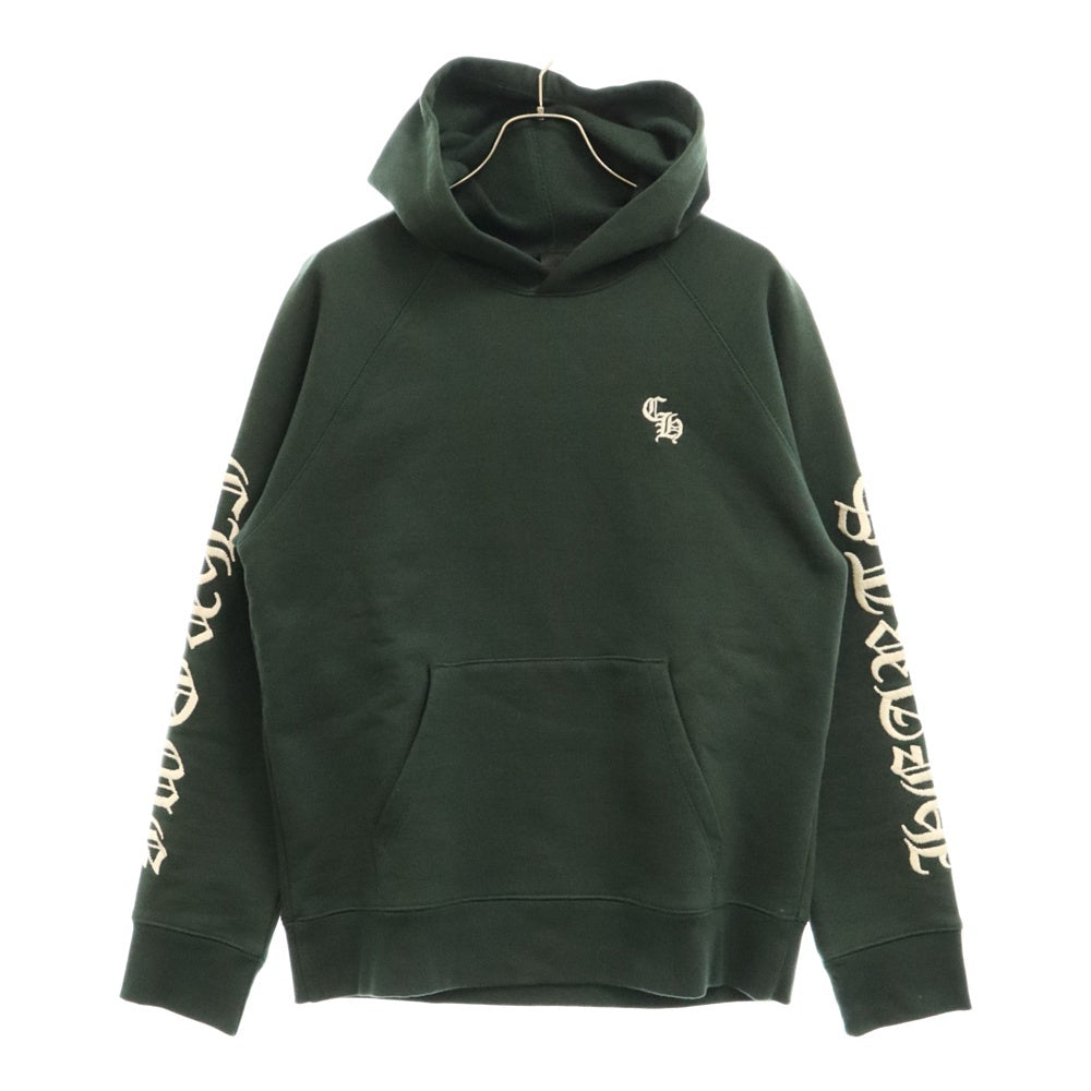 CHROME HEARTS(クロムハーツ) Y NOT SLO RIDE HD PLVR ワイノット CH刺繍 プルオーバー スウェット パーカー グリーン