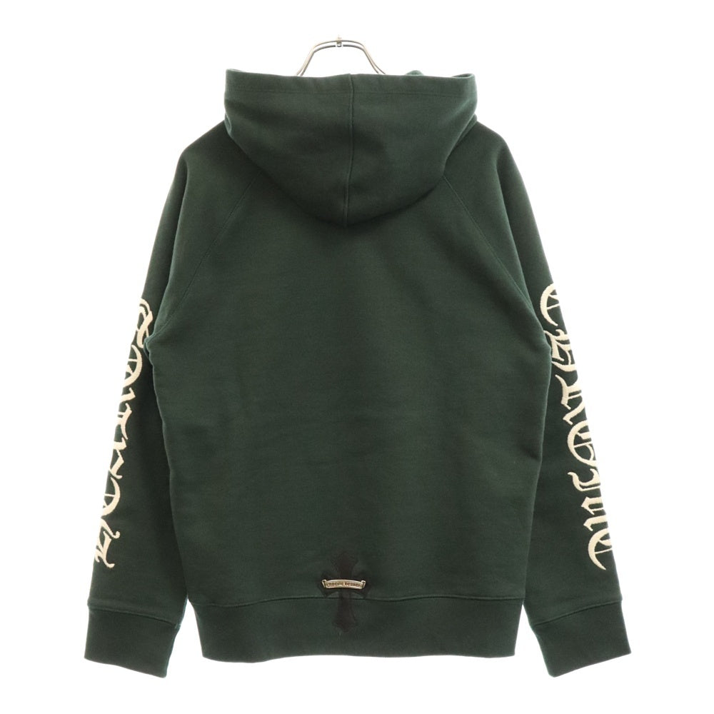 CHROME HEARTS(クロムハーツ) Y NOT SLO RIDE HD PLVR ワイノット CH刺繍 プルオーバー スウェット パーカー グリーン