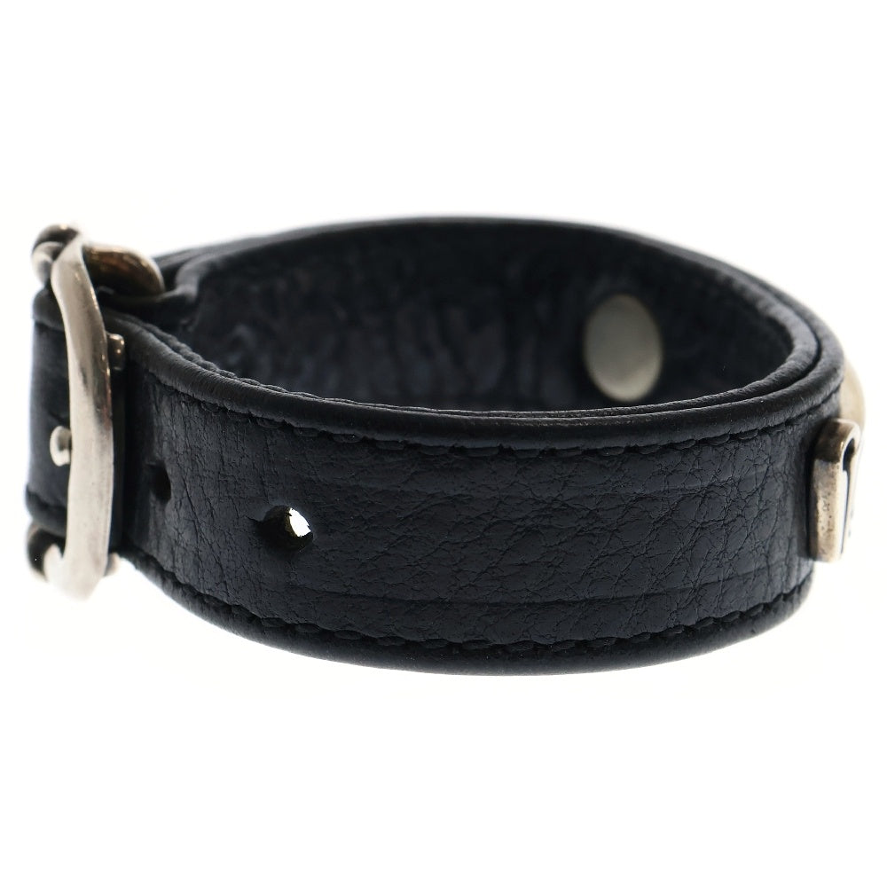 CHROME HEARTS(クロムハーツ) スクロールラベル ガンスリンガー ブレスレット ブラック/シルバー