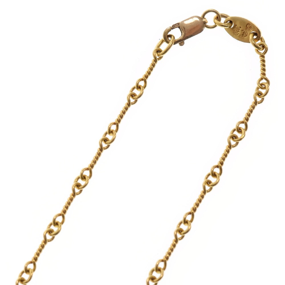 CHROME HEARTS(クロムハーツ) 22K NECKCHAIN T18 ツイストチェーンネックレス 18inch ゴールド