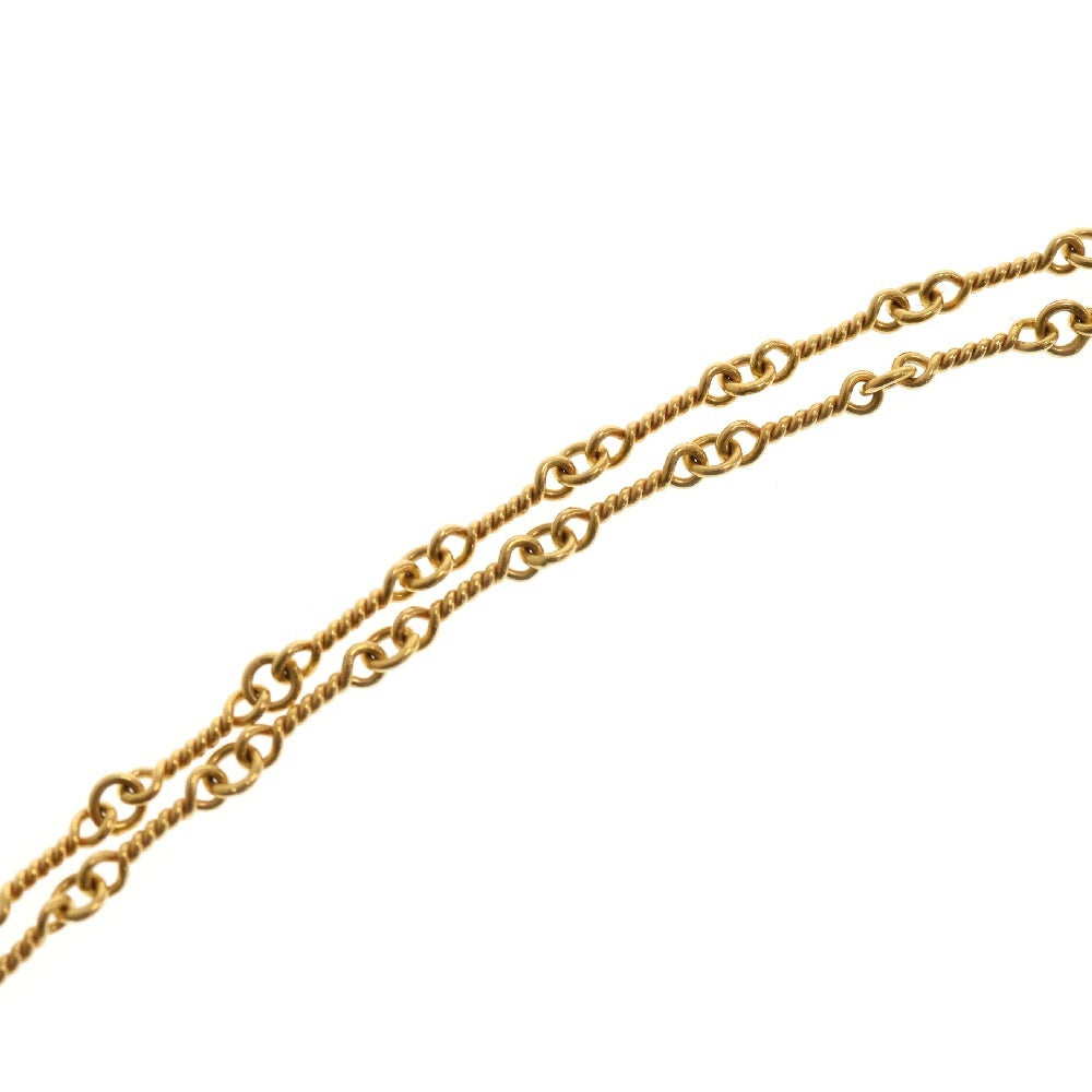 CHROME HEARTS(クロムハーツ) 22K NECKCHAIN T18 ツイストチェーンネックレス 18inch ゴールド