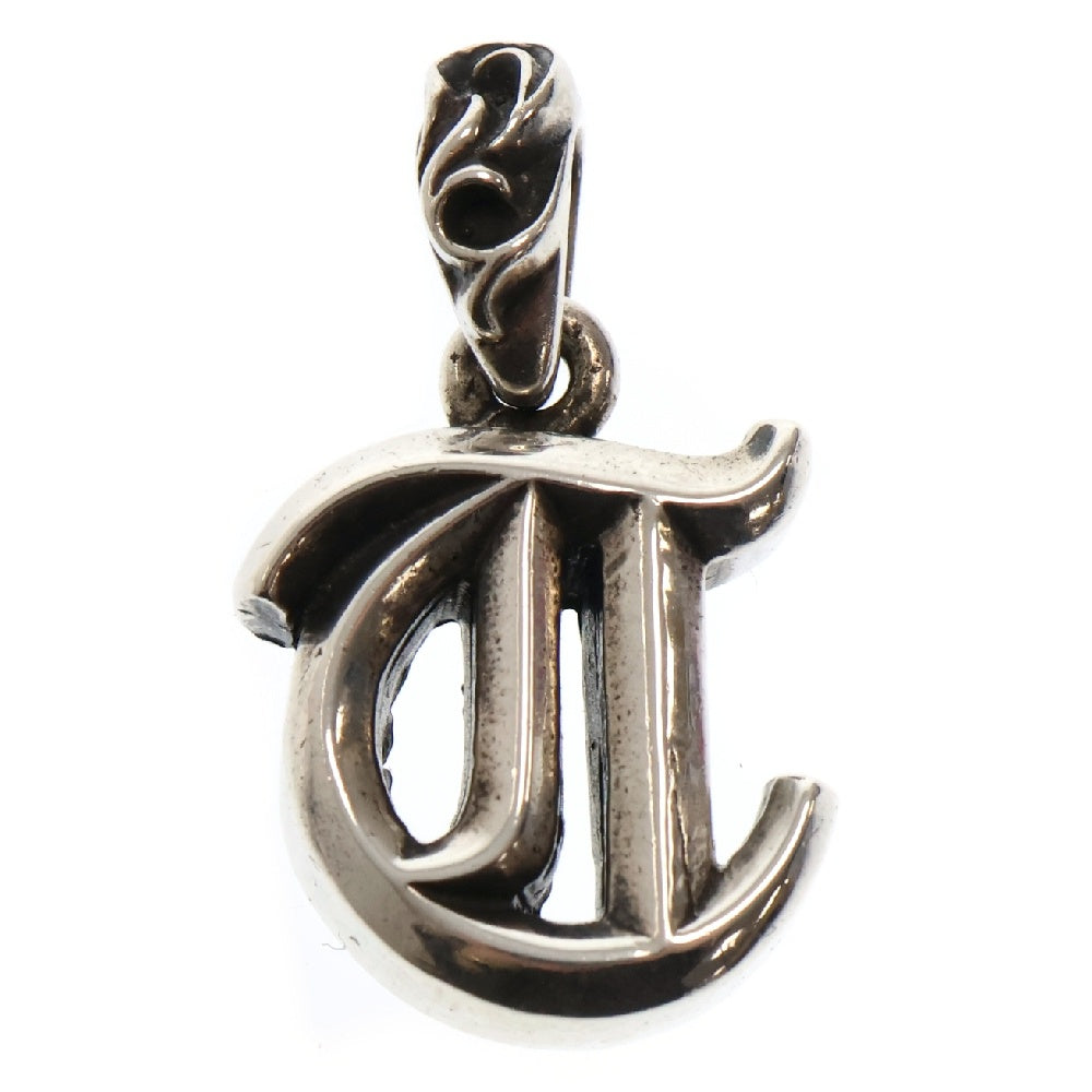 CHROME HEARTS(クロムハーツ) ALPHABET CHARM T アルファベットチャーム イニシャル ペンダントトップ シルバー