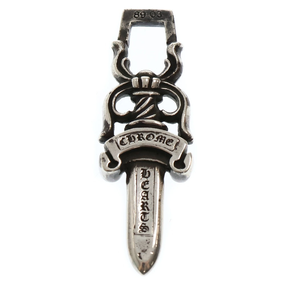 CHROME HEARTS(クロムハーツ) #10 DAGGER P/D #10 ダガーチャーム PAVEダイヤ シルバーネックレストップ