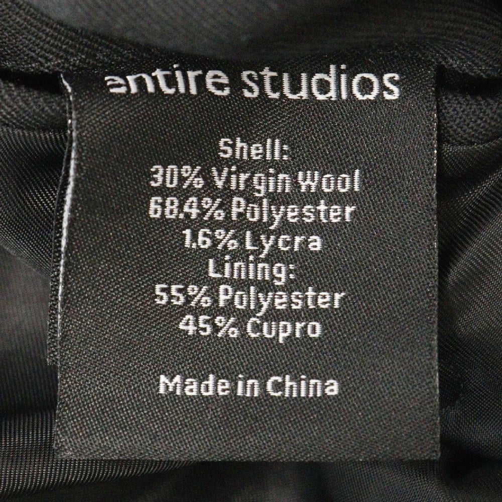 entire studios(エンタイア スタジオ) DOUBLE BREASTED BLAZER ダブルブレスドブレザー テーラードジャケット ブラック ES2438BLS