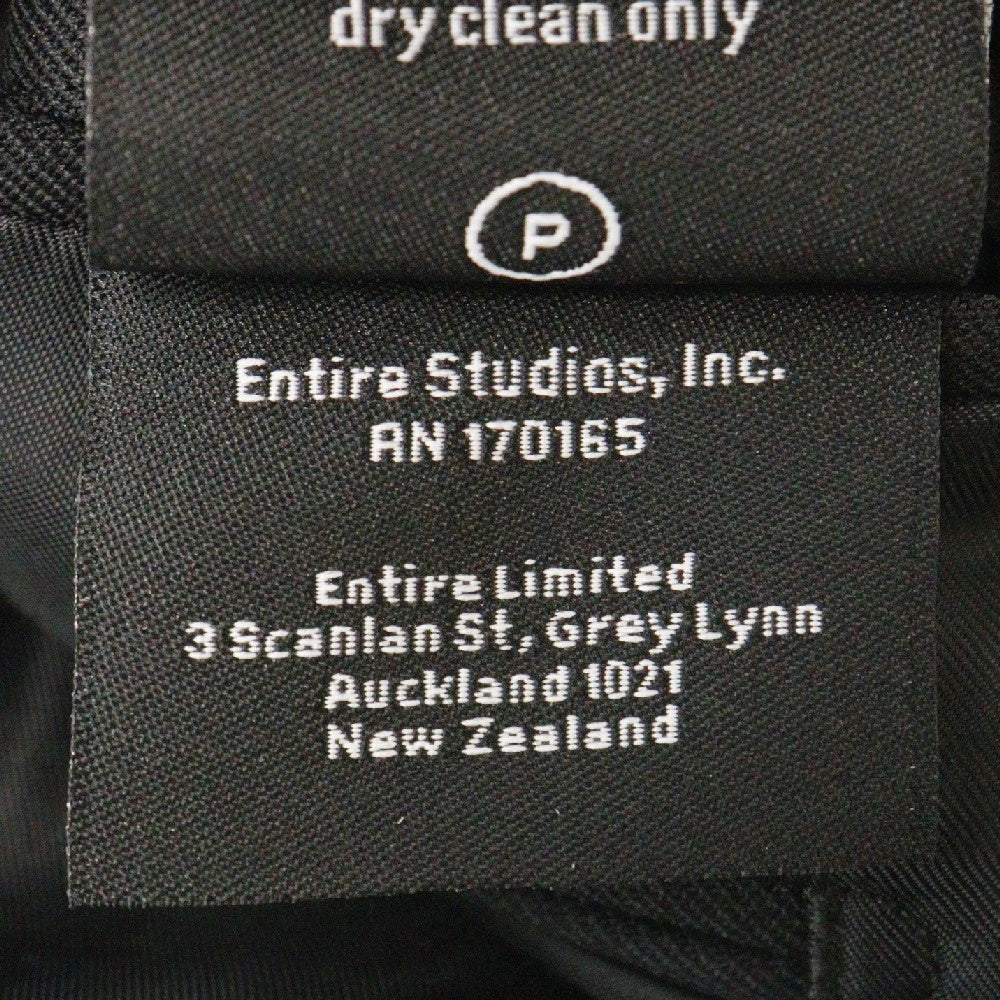 entire studios(エンタイア スタジオ) DOUBLE BREASTED BLAZER ダブルブレスドブレザー テーラードジャケット ブラック ES2438BLS