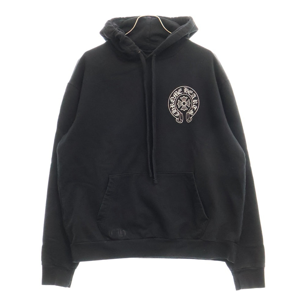 CHROME HEARTS(クロムハーツ) Miami Horseshoe Pullover Hoodie マイアミ限定 ホースシューフーディ プルオーバーパーカー ブラック