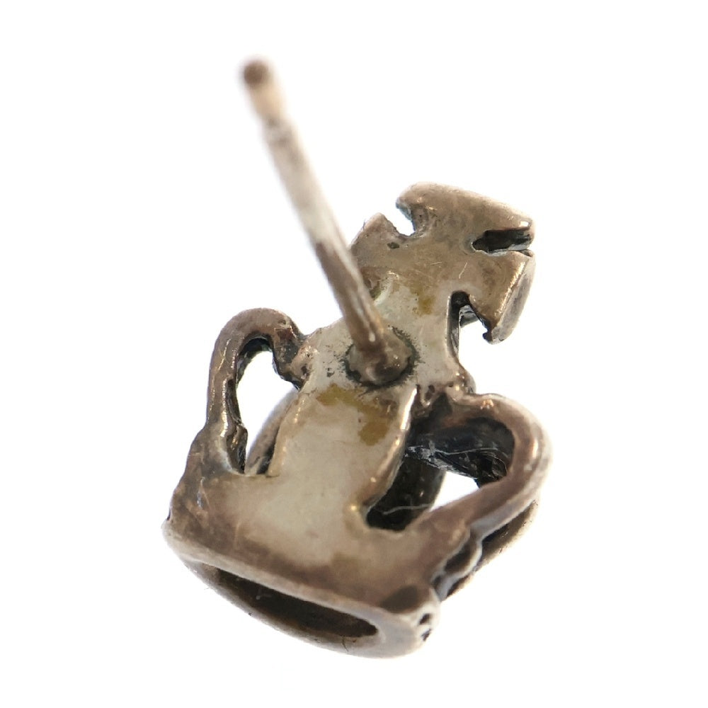 ROYAL ORDER(ロイヤルオーダー) HALF TINY CROWN STUD タイニー クラウン スタッドピアス シルバー