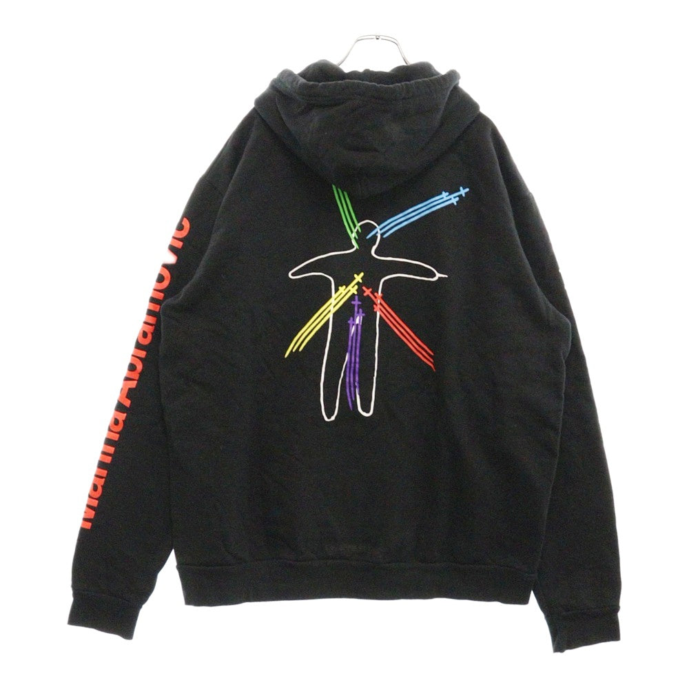 CHROME HEARTS(クロムハーツ) CH + MARINA ABRAMOVIC Hoodie クロムハート マリナ アブラモビッチ バック ロゴプリント プルオーバー パーカー ブラック