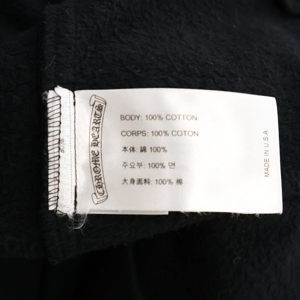 CHROME HEARTS(クロムハーツ) WWW CHROMEHEARTS COM HOODIE オンライン限定 ホースシュー プリント プルオーバーパーカー ブラック/レッド