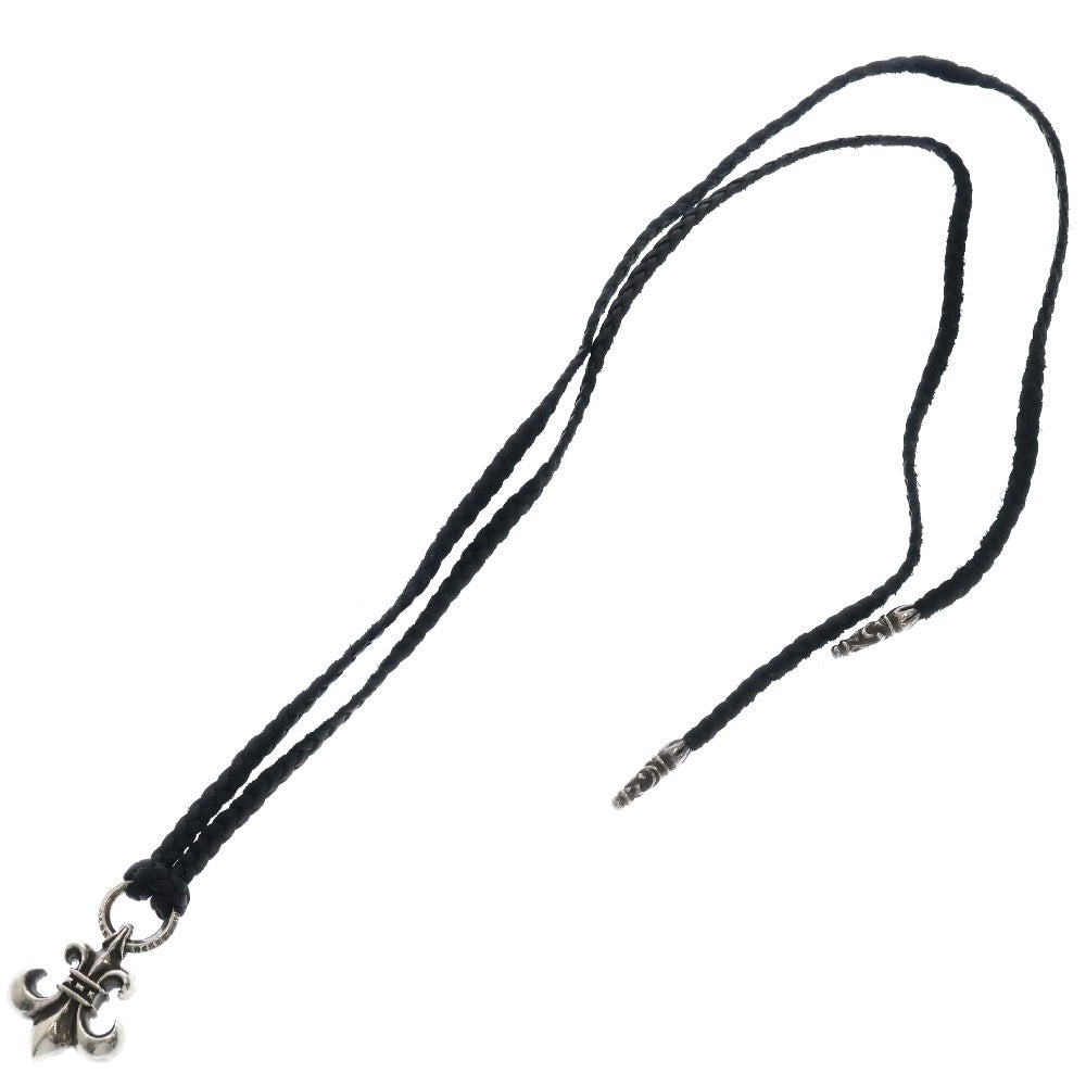 CHROME HEARTS(クロムハーツ) BS FLUER BSフレアペンダント シルバー ネックレストップ レザーブレイド シルバー