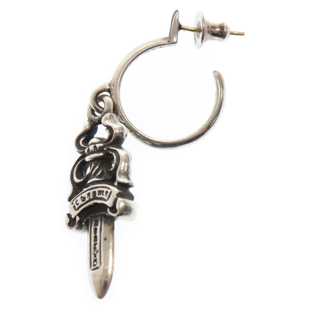 CHROME HEARTS(クロムハーツ) No5 DAGGER #5 ダガーフープ ピアス シルバー BCA106