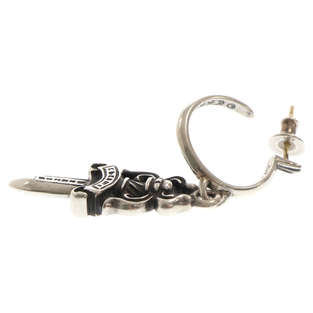 CHROME HEARTS(クロムハーツ) No5 DAGGER #5 ダガーフープ ピアス シルバー BCA106