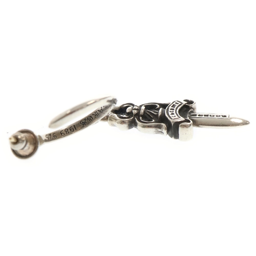CHROME HEARTS(クロムハーツ) No5 DAGGER #5 ダガーフープ ピアス シルバー BCA106