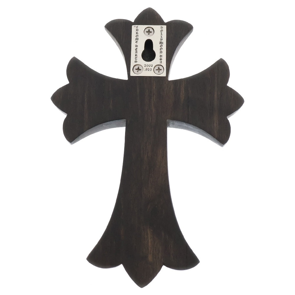 CHROME HEARTS(クロムハーツ) EBONY CROSS スモールCHクロス付き エボニー壁掛けオブジェ シルバー