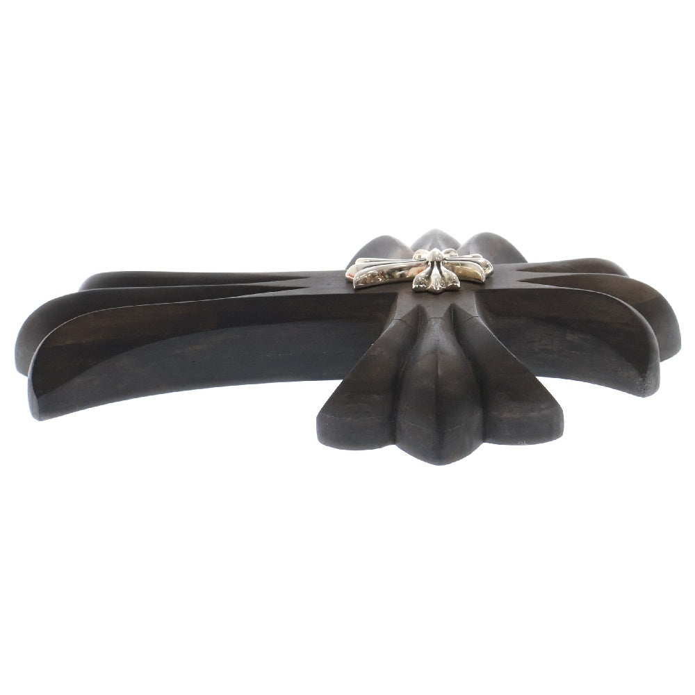 CHROME HEARTS(クロムハーツ) EBONY CROSS スモールCHクロス付き エボニー壁掛けオブジェ シルバー