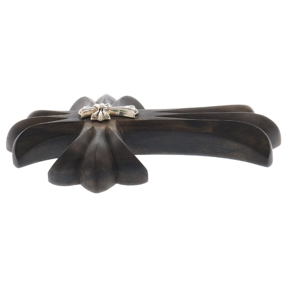 CHROME HEARTS(クロムハーツ) EBONY CROSS スモールCHクロス付き エボニー壁掛けオブジェ シルバー