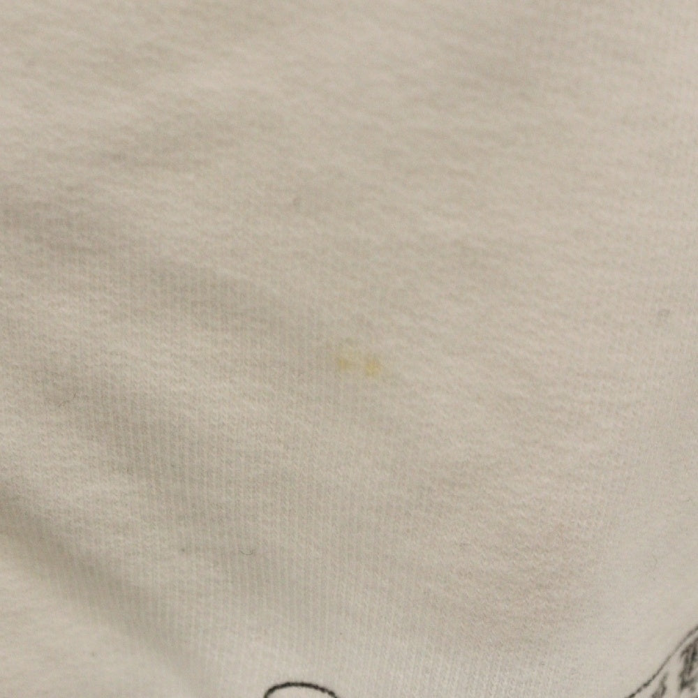 CHROME HEARTS(クロムハーツ) SWTSHRT HD ZIP バックアーチロゴプリントジップアップパーカ スウェット ホワイト