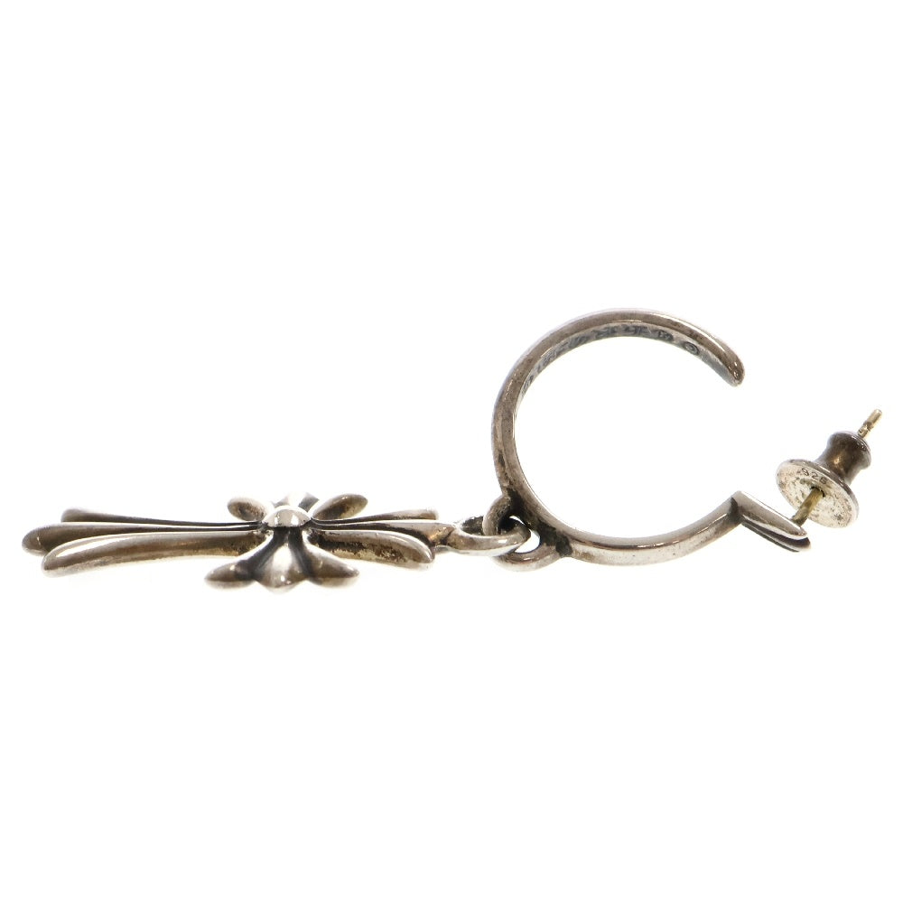 CHROME HEARTS(クロムハーツ) TINY CH CROSS タイニーCHクロス フープピアス シルバー BCA115