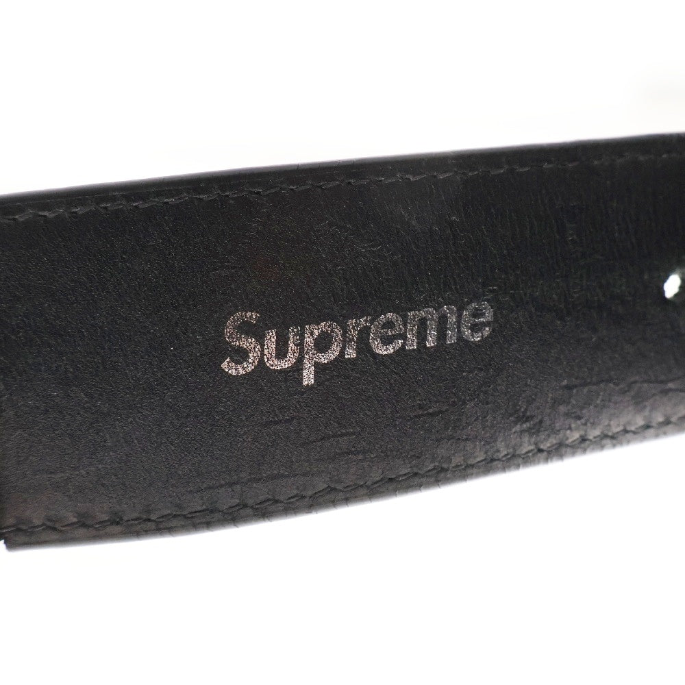 SUPREME(シュプリーム) 22AW Glitter Vinyl Ranger Belt ベルト ブラック