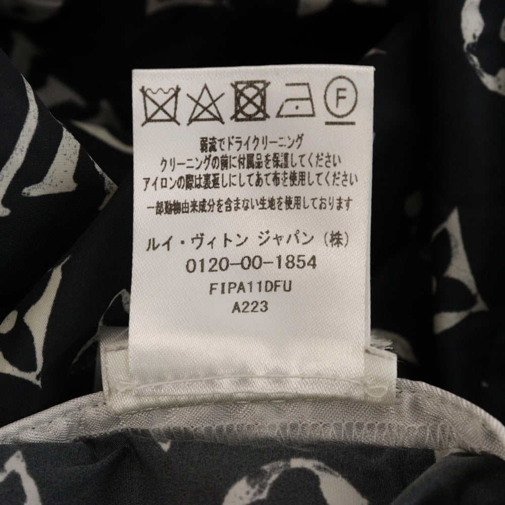 LOUIS VUITTON(ルイヴィトン) 20SS ステンシルエフェクト モノグラムジョギング ナイロンパンツ RW201W DFU FIPA11 ブラック