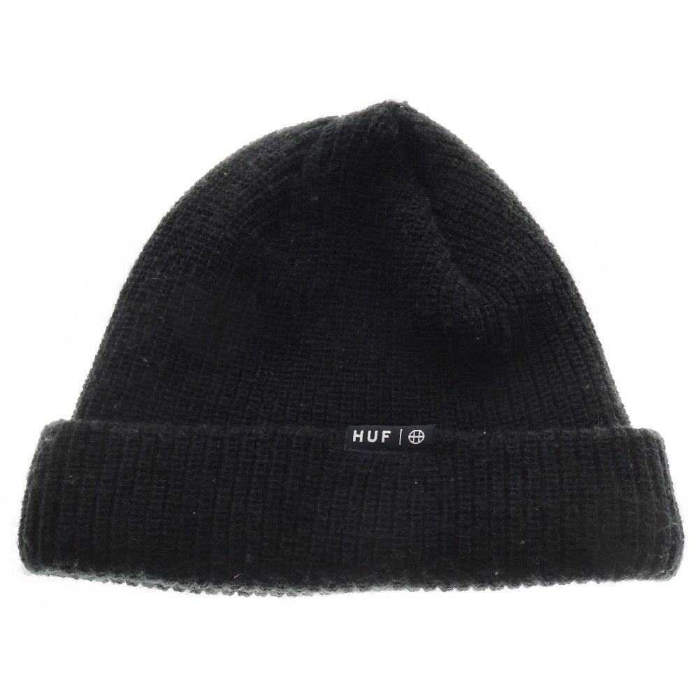 HUF(ハフ) ボックス ブランドロゴ ニット帽 ブラック
