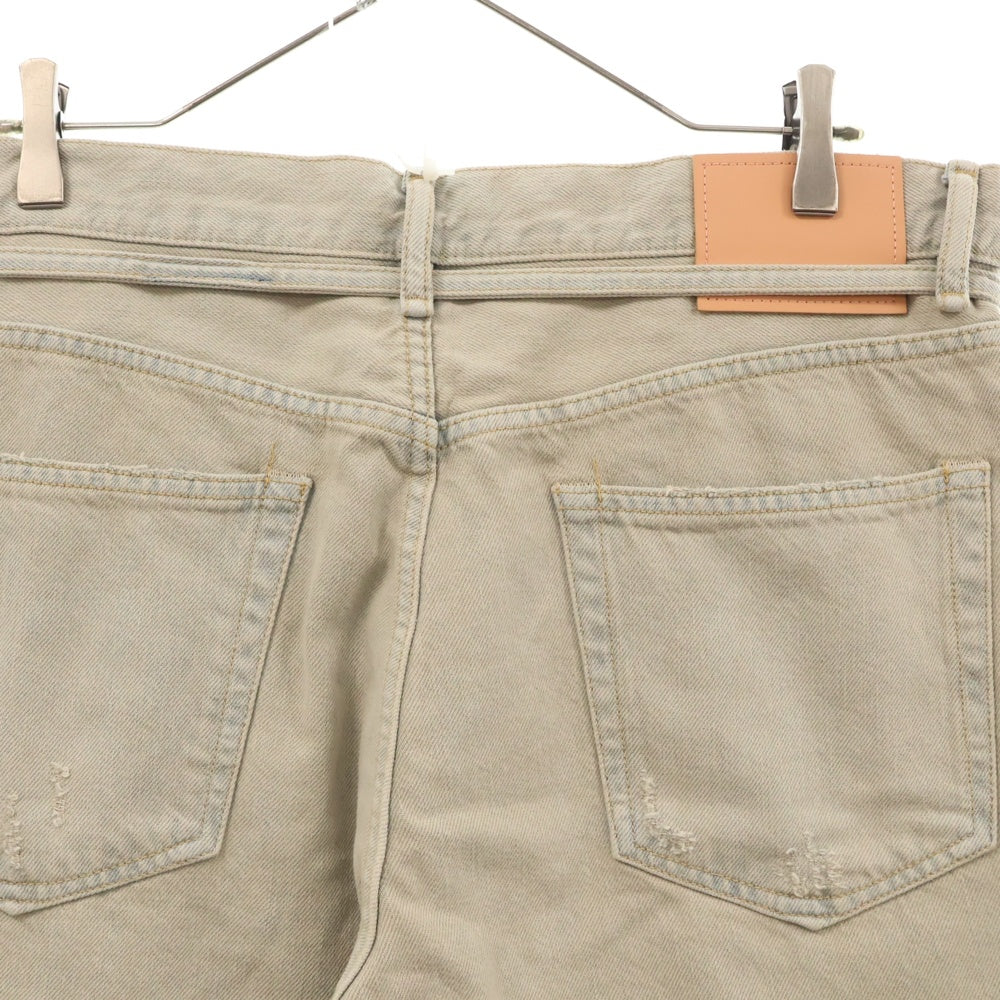 Acne Studios(アクネ ストゥディオズ) 1991 Toj ダメージ加工デニムパンツ グレー C00045