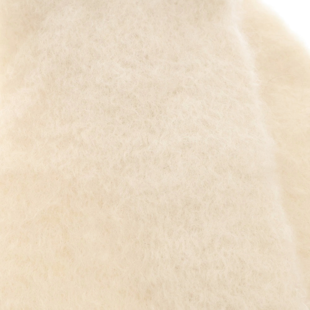 LOEWE(ロエベ) アナグラム モヘア ウール ナイロン マフラー ホワイト