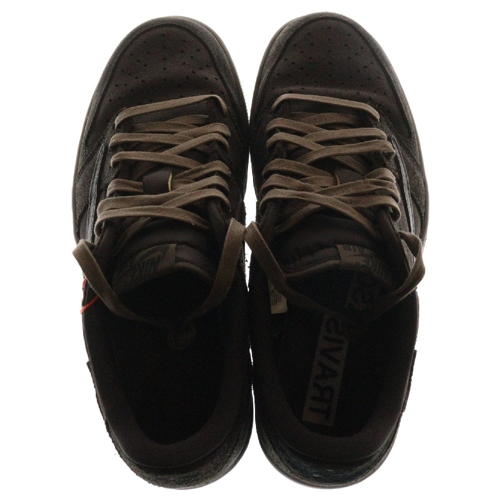 NIKE(ナイキ) ×TRAVIS SCOTT AIR JORDAN 1 LOW OG SP DM7866-202 トラヴィススコット エアジョーダン1 スエードレザー ローカットスニーカー ブラウン US8.5/26.5cm