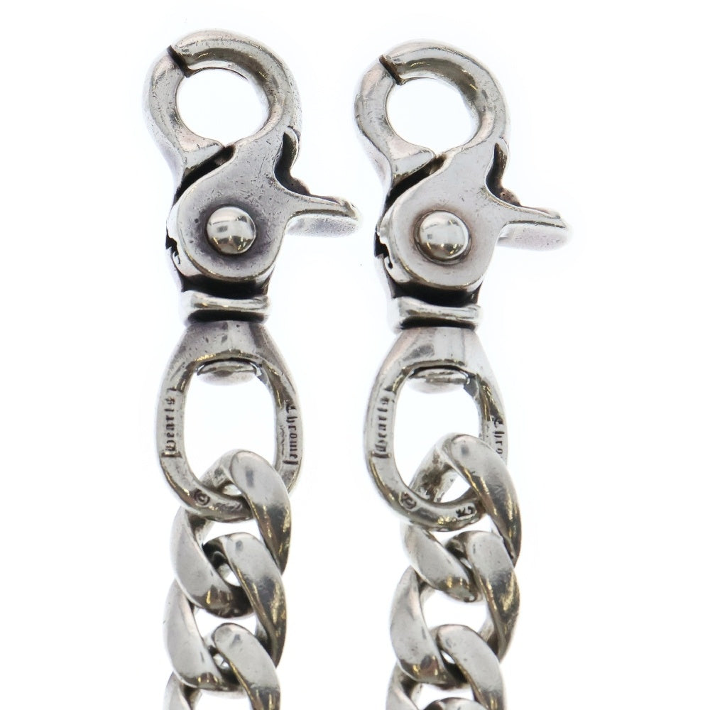CHROME HEARTS(クロムハーツ) CLASSIC LONG-T/2クリップロングクラシック ウォレットチェーン シルバー BCA066