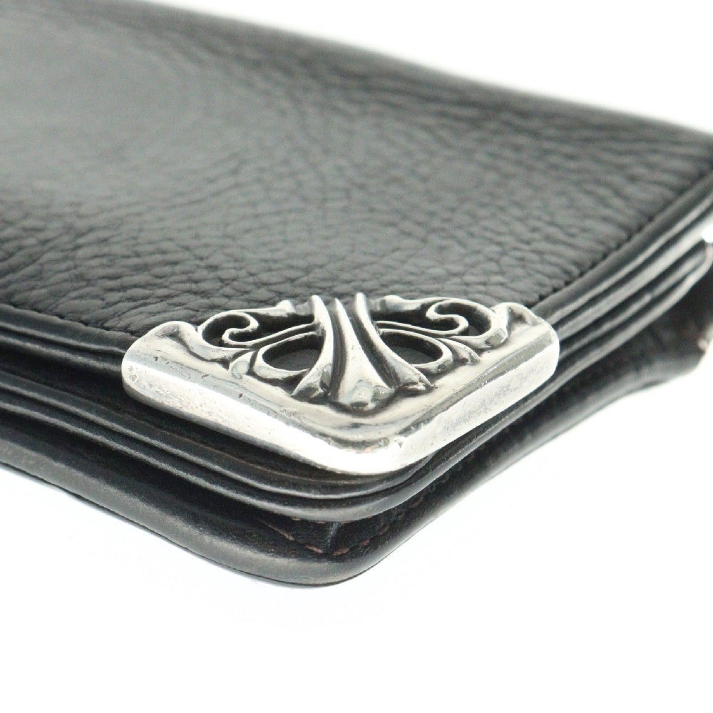 CHROME HEARTS(クロムハーツ) LNG SNGL FLD TIPS シングルフォールド レザーウォレット 財布 ブラック BCA380