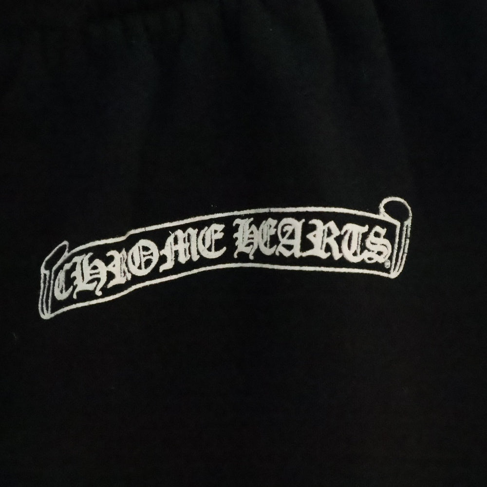 CHROME HEARTS(クロムハーツ) SWEAT PANTS サイドロゴプリントロングパンツ ブラック
