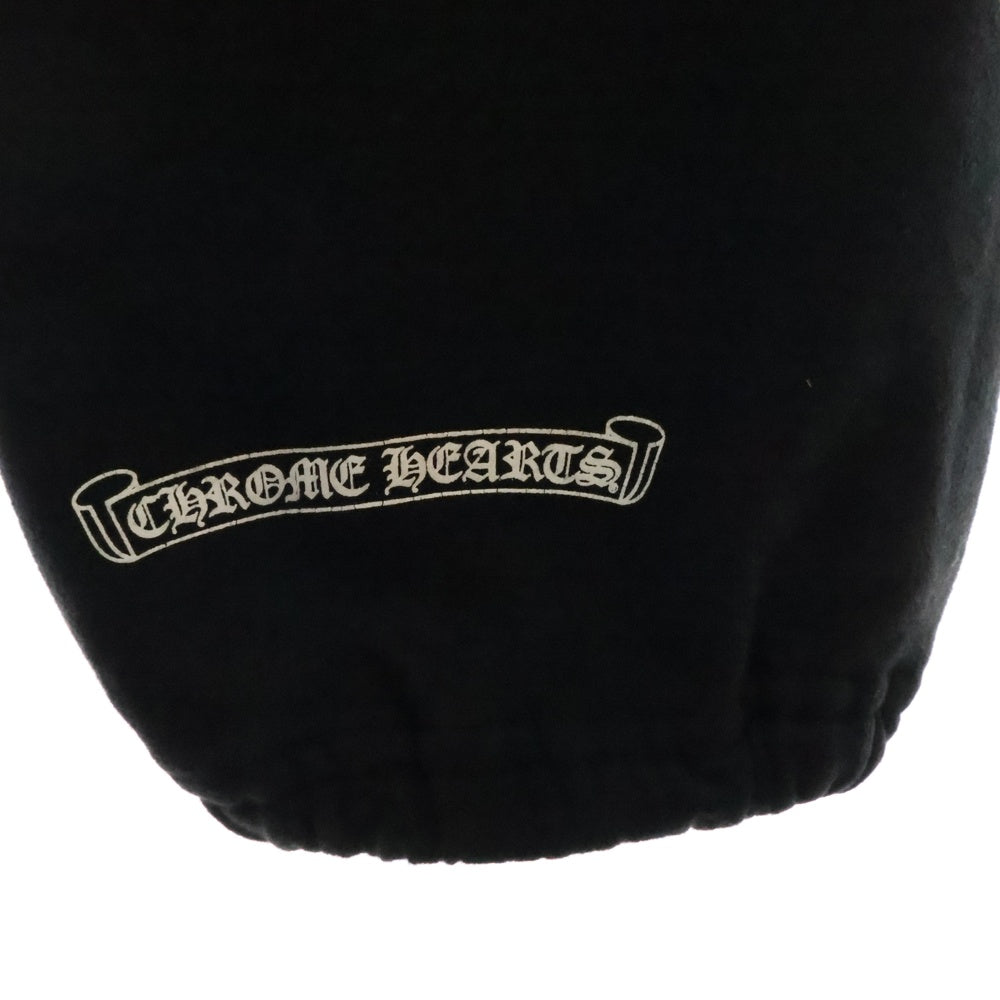 CHROME HEARTS(クロムハーツ) SWEAT PANTS サイドロゴプリントロングパンツ ブラック