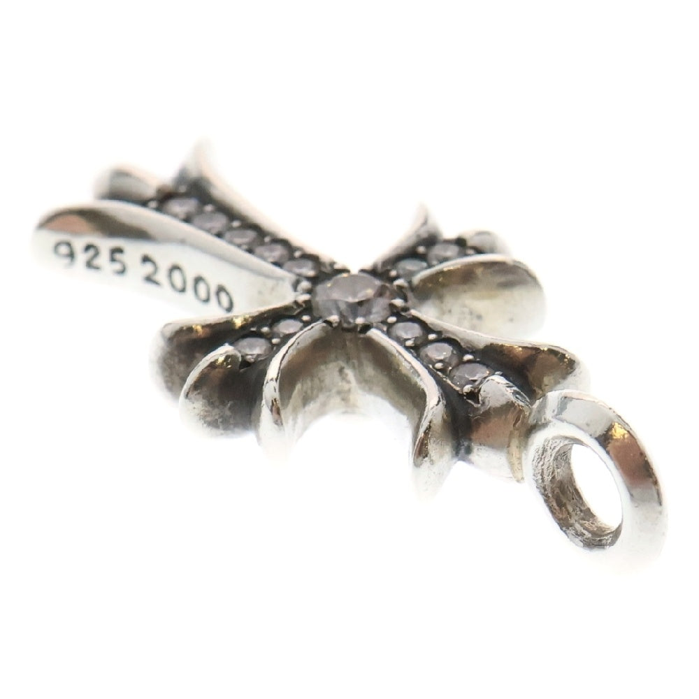 CHROME HEARTS(クロムハーツ) TNY CRSF P/DIA タイニーファットクロス PAVEダイヤ ペンダントトップ シルバー BCA323