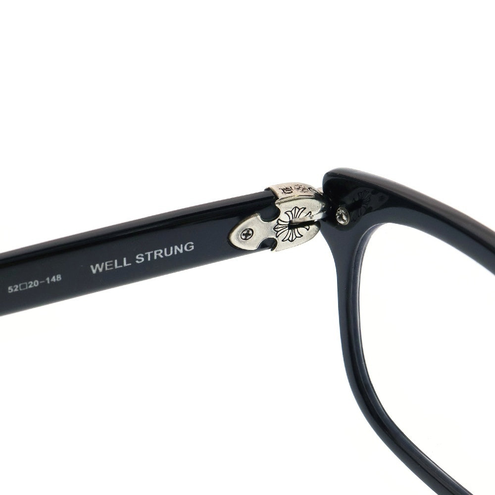 CHROME HEARTS(クロムハーツ) WELL STRUNG CHプラステンプル ウェリントン サングラス ブラック
