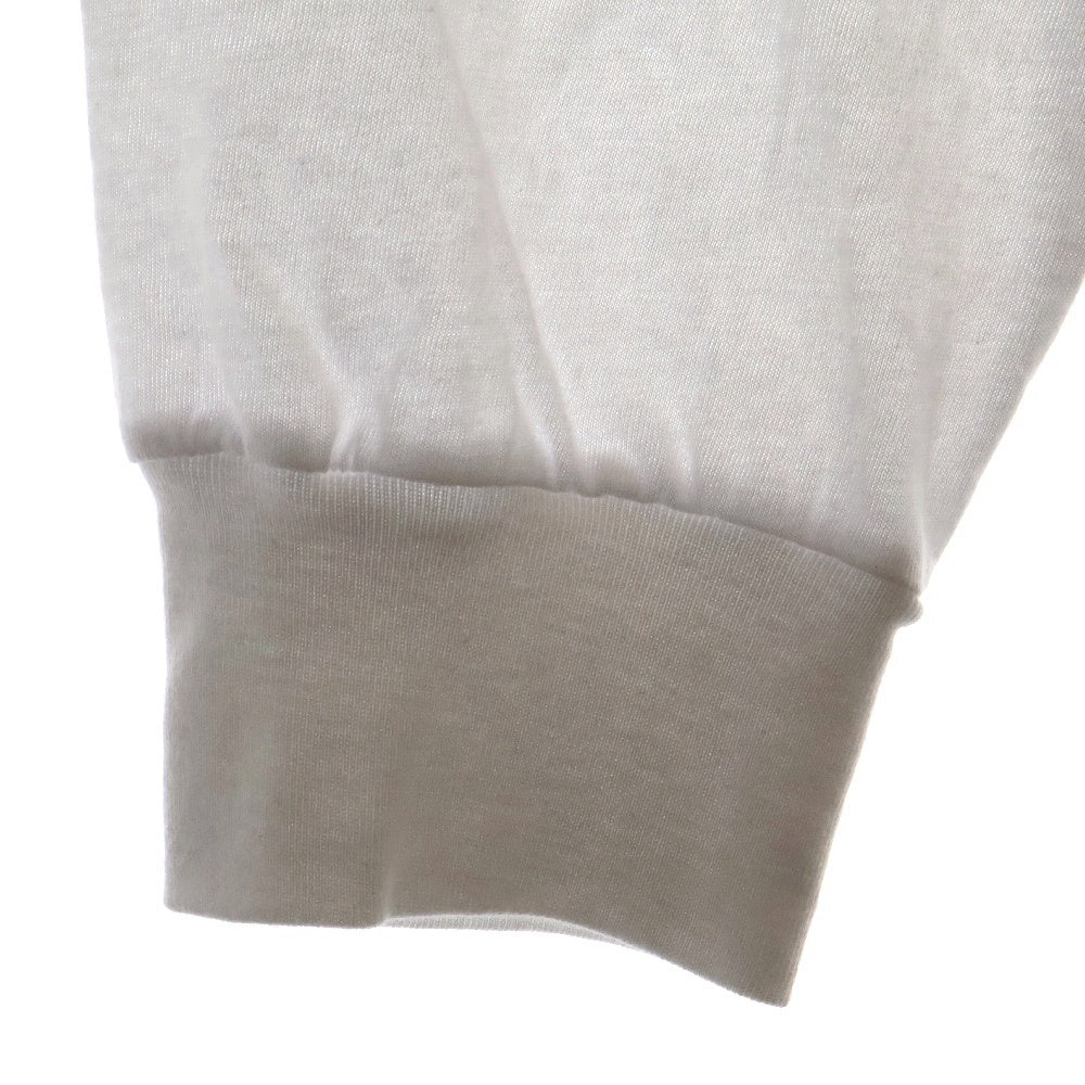 CHROME HEARTS(クロムハーツ) Back Horseshoe L/S バックホースシュー 袖フローラルプリント ロングスリーブカットソー 長袖Tシャツ ホワイト