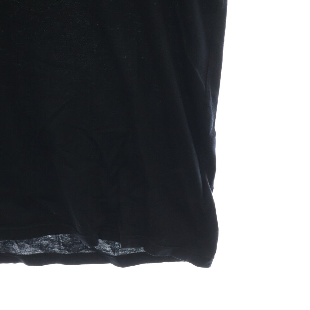CHROME HEARTS(クロムハーツ) BSフレア プリント Vネック 半袖Tシャツ カットソー ブラック
