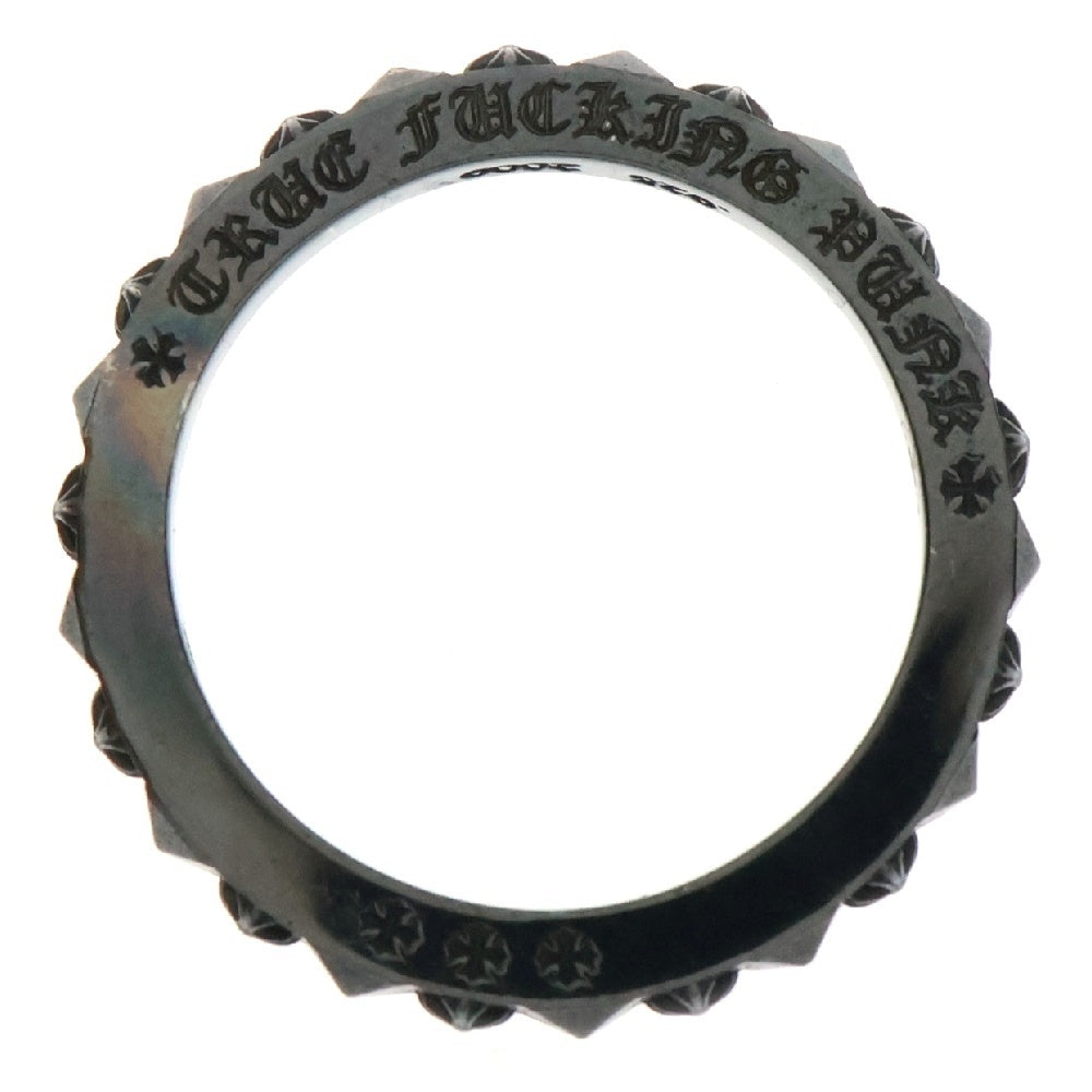 CHROME HEARTS(クロムハーツ) TFP PNK PLS トゥルーファッキンパンク プラスパンク リング シルバー ブラックロジウム