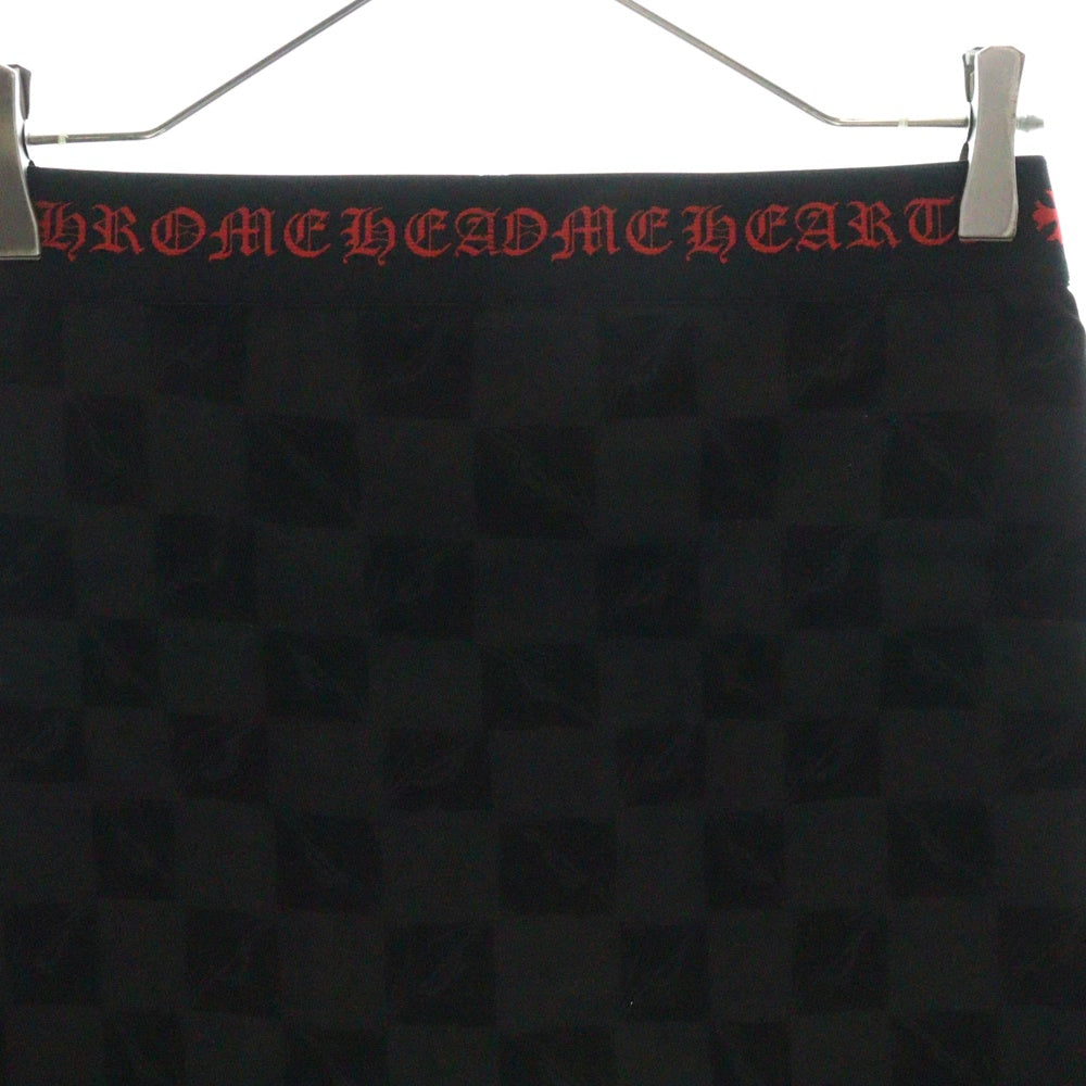 CHROME HEARTS(クロムハーツ) CLASSIC RIB BOXER 99 EYES チェッカーボクサーパンツ ブラック