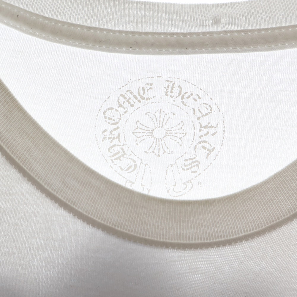 CHROME HEARTS(クロムハーツ) CH L S LTD 原宿限定 バックCHクロスプリント長袖カットソー ロンT ホワイト