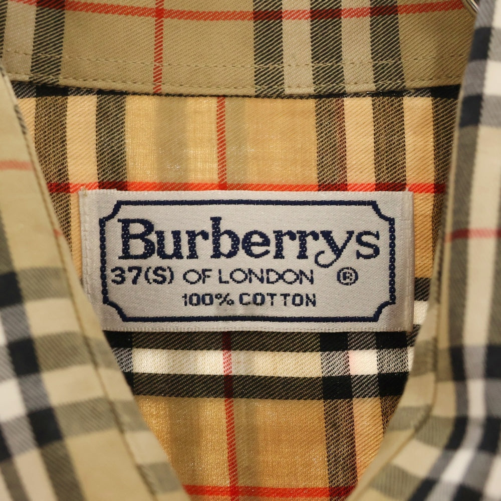 BURBERRY(バーバリー) ノバチェック 長袖シャツ ベージュ
