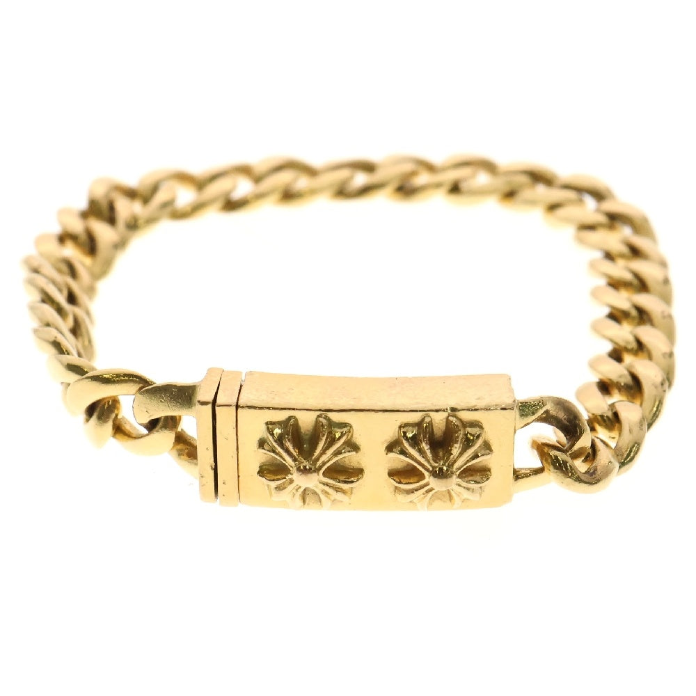 CHROME HEARTS(クロムハーツ) 22K ID MINI CHX ミニID CHX ブレスレット ゴールド
