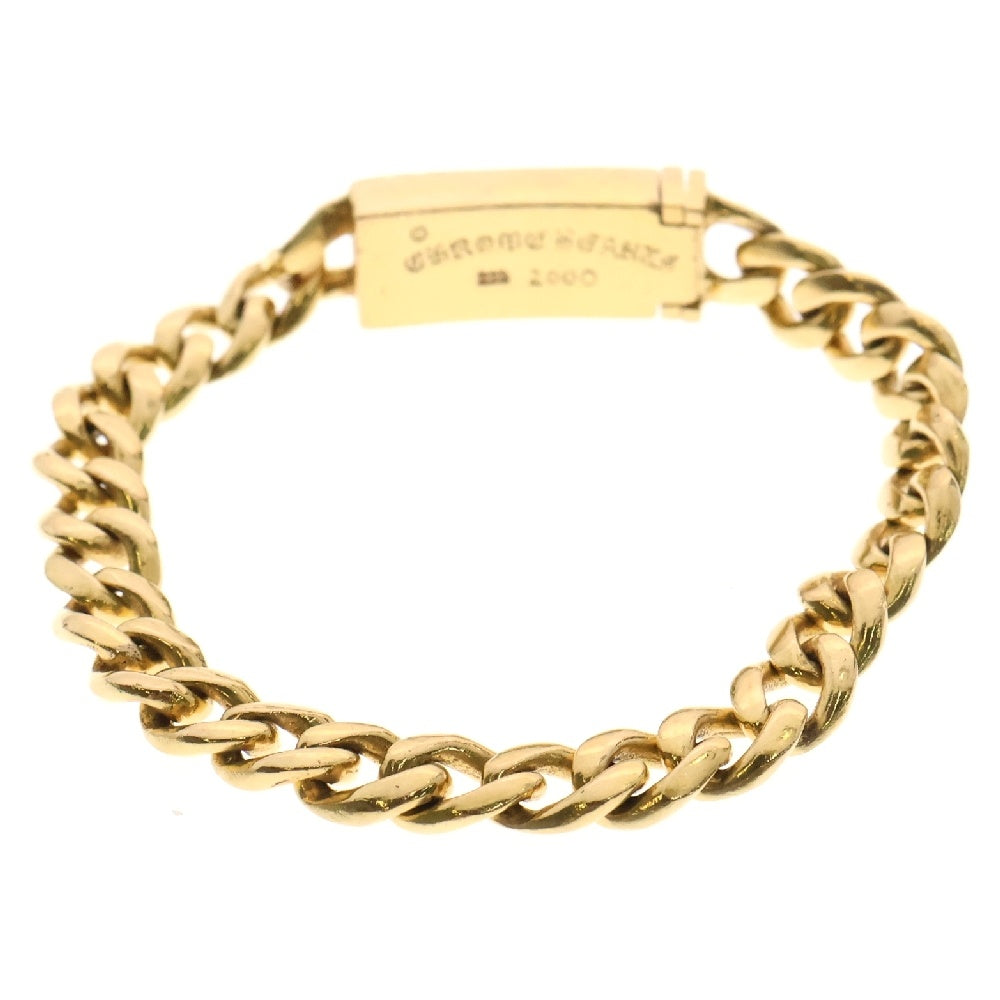 CHROME HEARTS(クロムハーツ) 22K ID MINI CHX ミニID CHX ブレスレット ゴールド