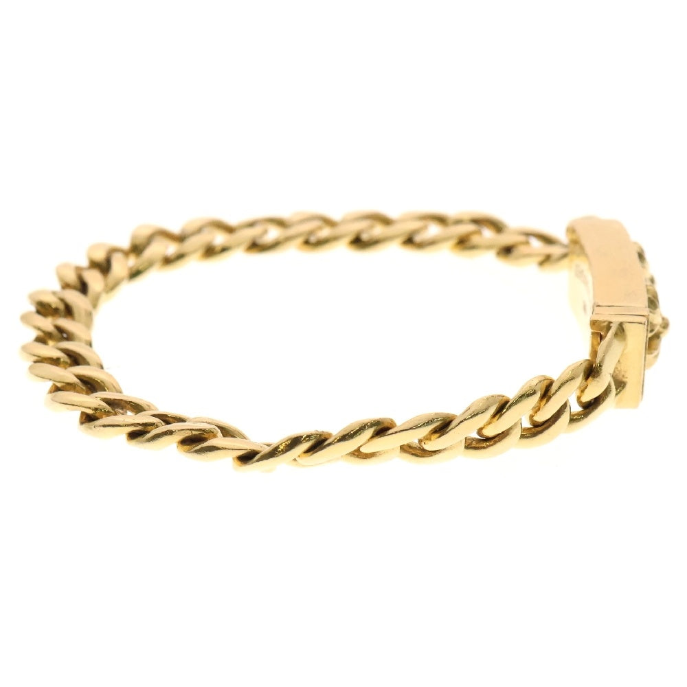 CHROME HEARTS(クロムハーツ) 22K ID MINI CHX ミニID CHX ブレスレット ゴールド