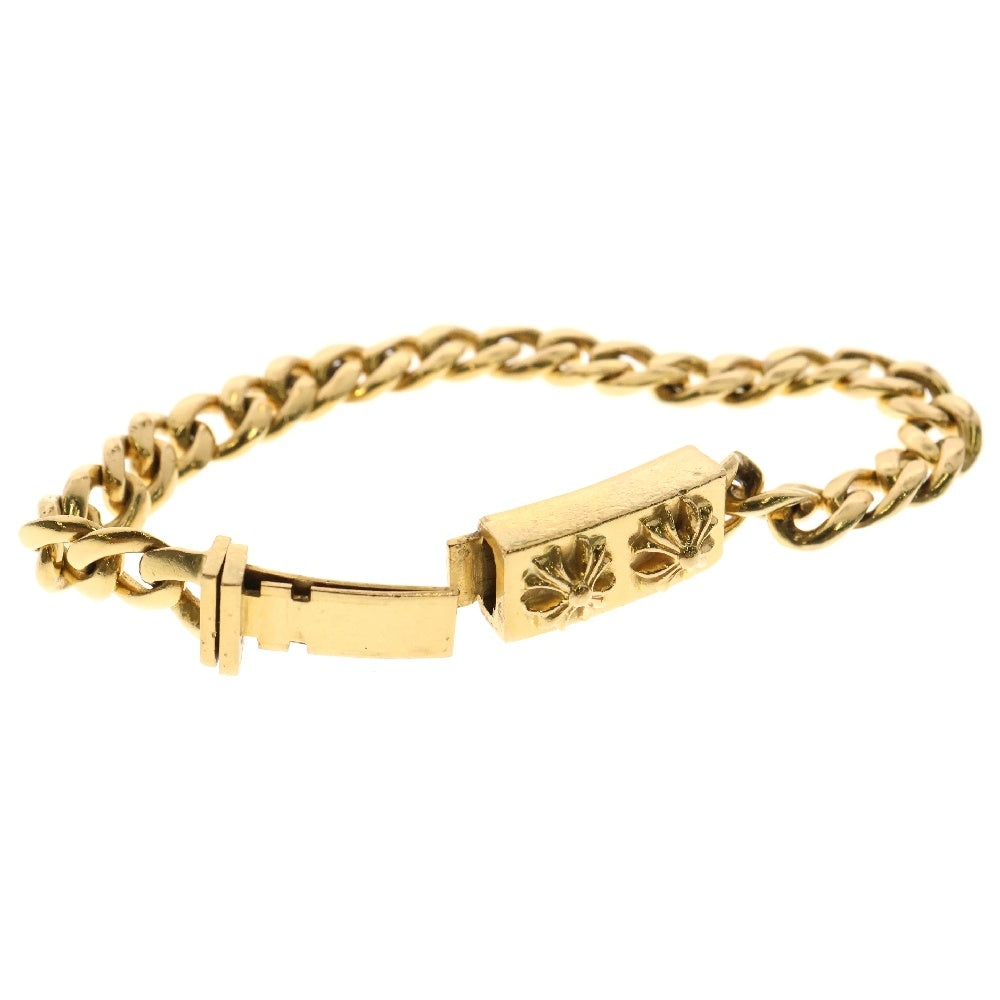 CHROME HEARTS(クロムハーツ) 22K ID MINI CHX ミニID CHX ブレスレット ゴールド
