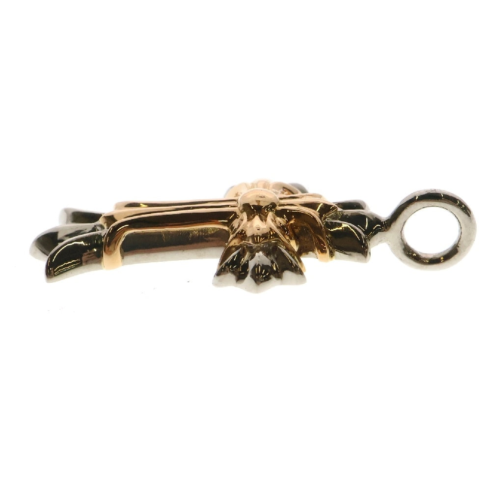 CHROME HEARTS(クロムハーツ) 18K/22K DBL CH CROSS ダブルCHクロスチャーム ペンダントトップ ゴールド/ホワイトゴールド