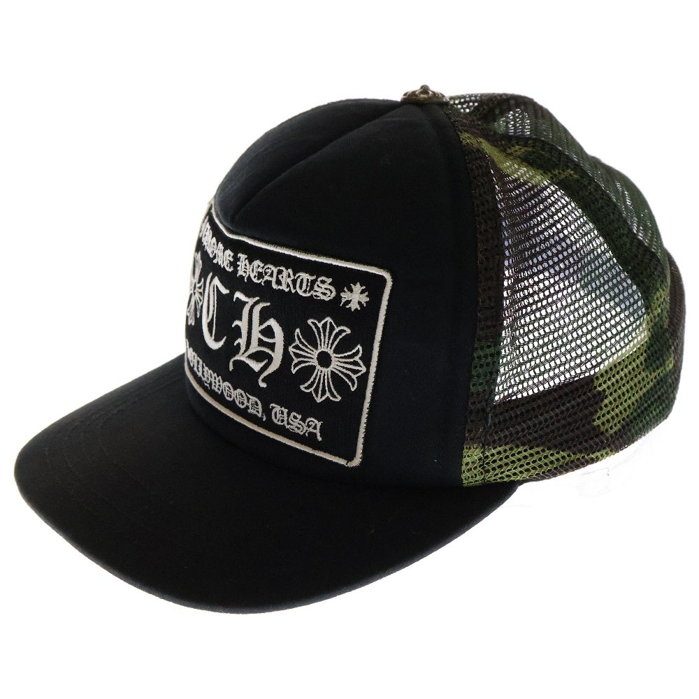 CHROME HEARTS(クロムハーツ) TRUCKER CAP トラッカーキャップ クロスボール付メッシュキャップ カーキ