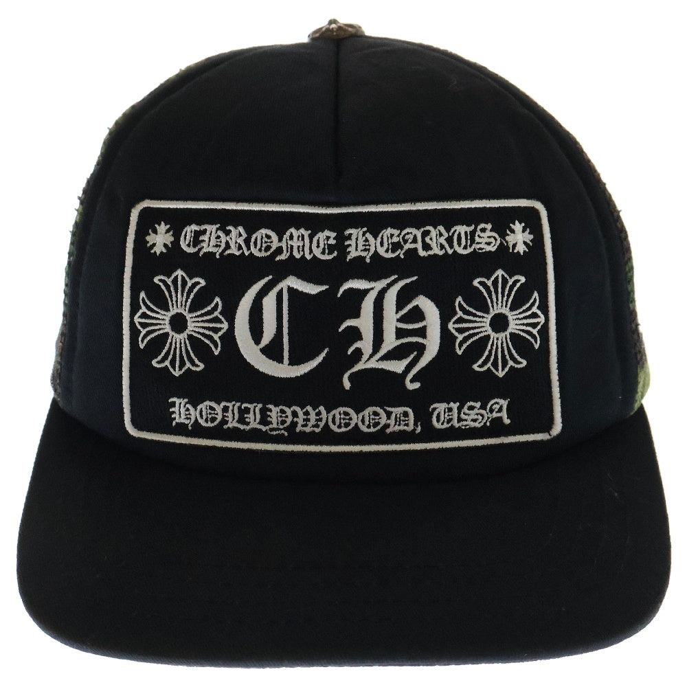 CHROME HEARTS(クロムハーツ) TRUCKER CAP トラッカーキャップ クロスボール付メッシュキャップ カーキ