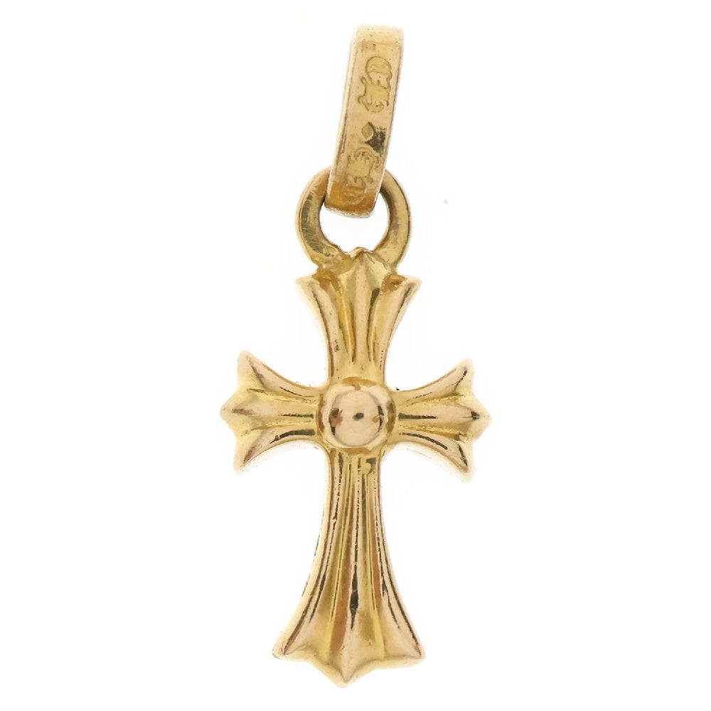 CHROME HEARTS(クロムハーツ) 22K CRS BBYFAT P/DIA ベイビーファットクロス PAVEダイヤ ペンダントトップ ゴールド BCA035