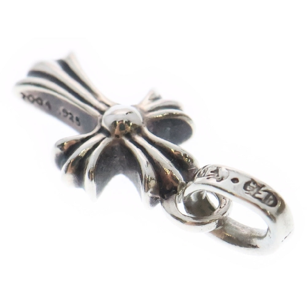 CHROME HEARTS(クロムハーツ) CRS BBYFAT P DMND ベイビーファットクロス PAVEダイヤ ペンダントトップ シルバー BCA234